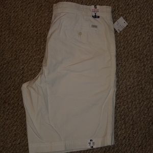 NWT Izod Seaside Poplin shorts size 40 inseam 10.5